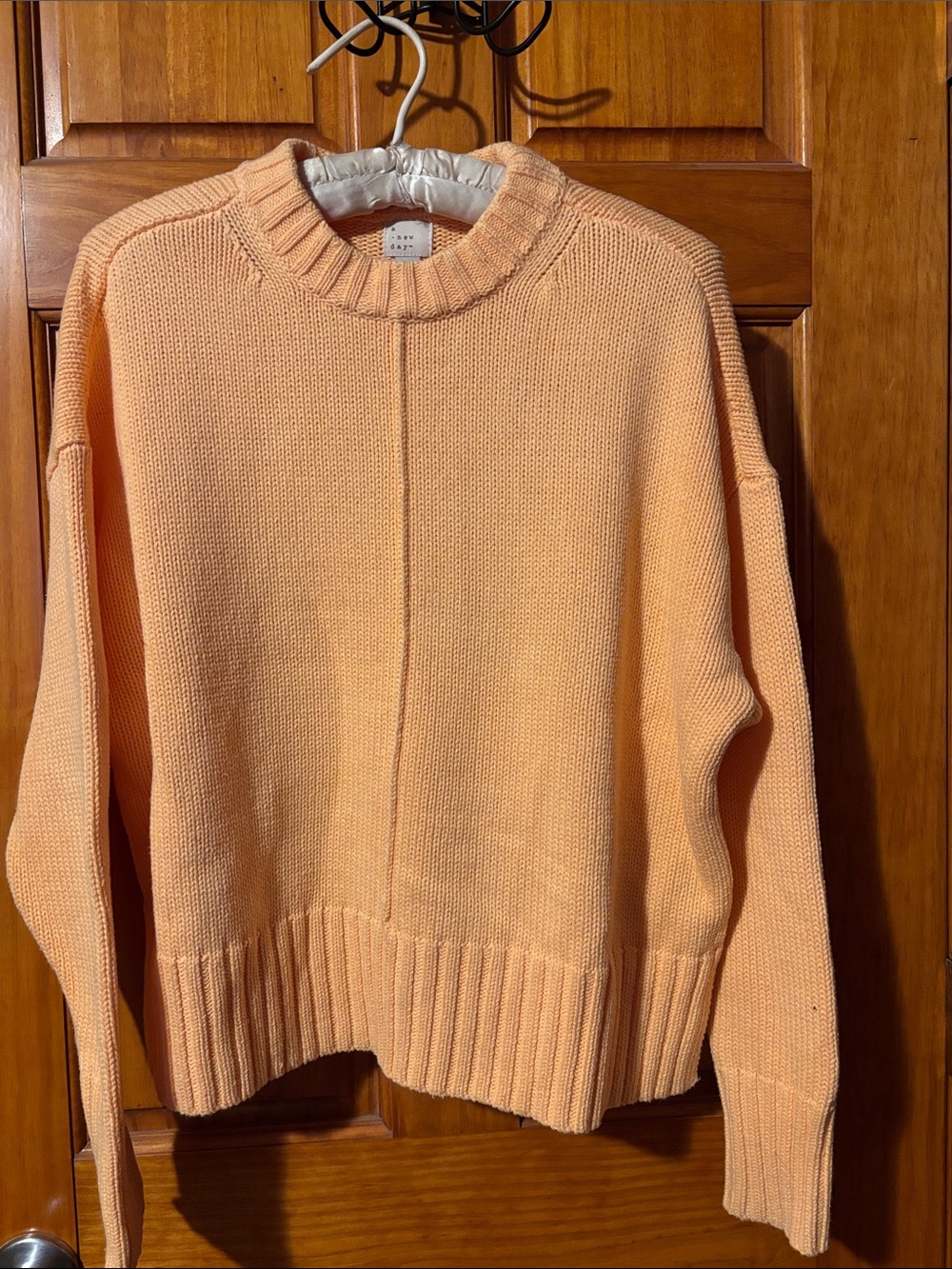 Women's Peach Crewneck Sweater